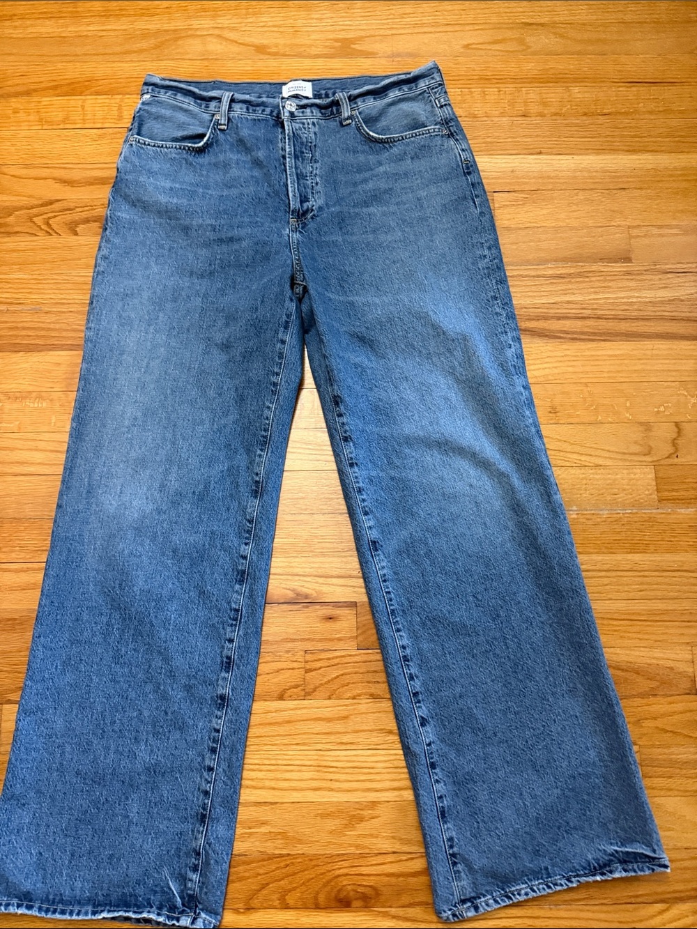 Citizens of Humanity Annina Trouser Jeans Pinnacle High Rise Wide Leg 31
